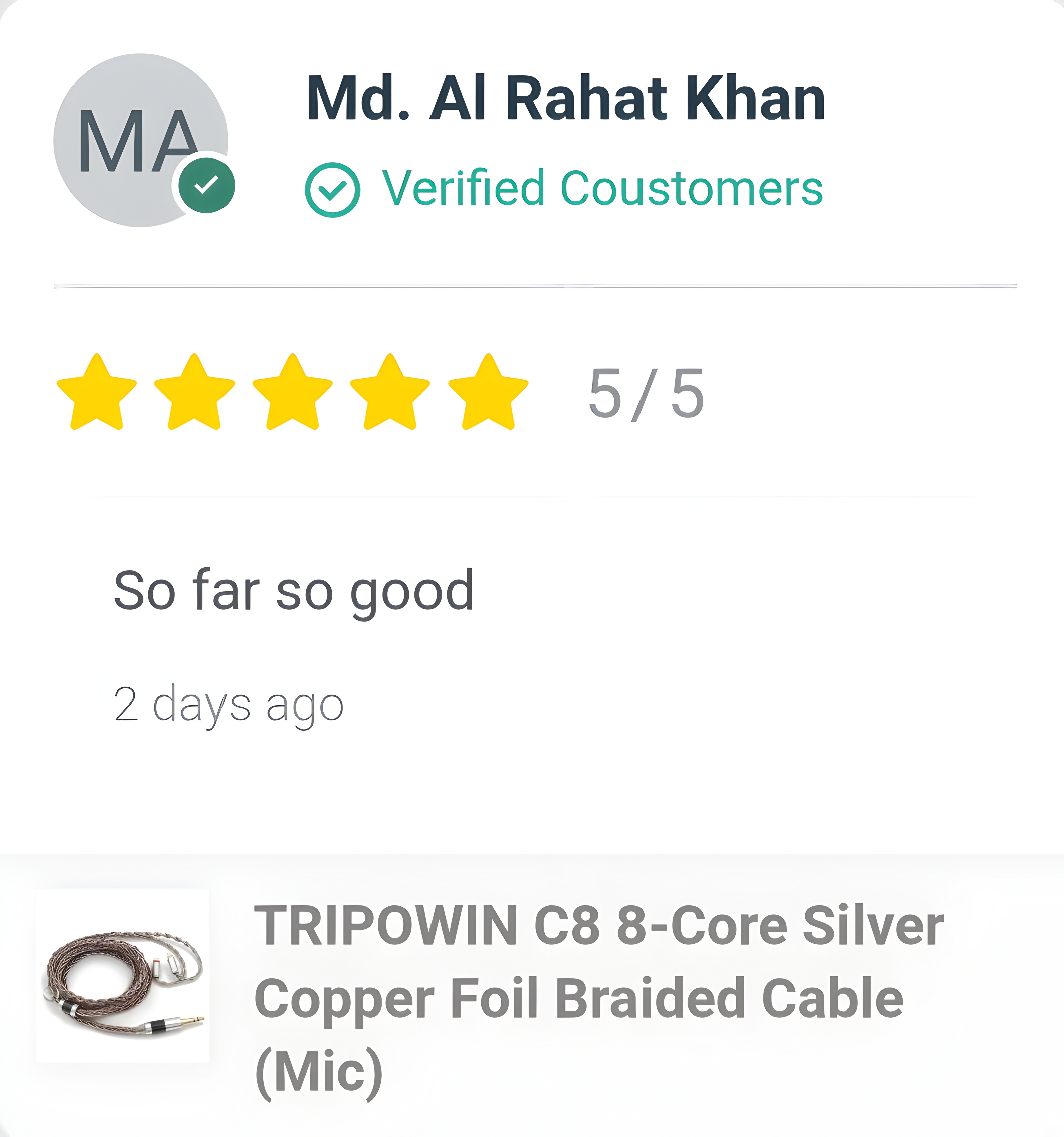 Customer Review