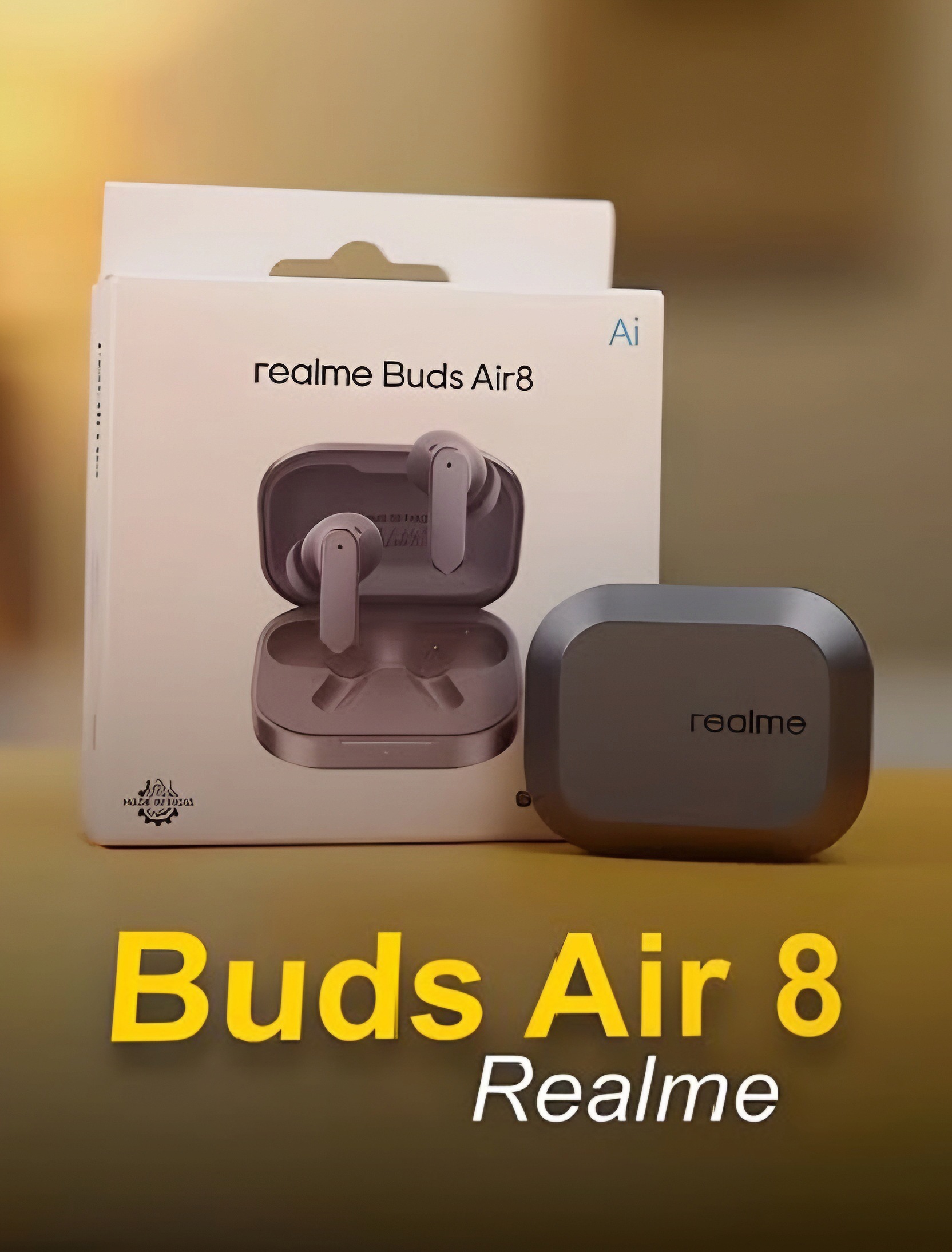 Realme Buds Air 8 Earbuds with 55dB ANC - Realme Buds Air 8: Silence the Noise, Power the Sound